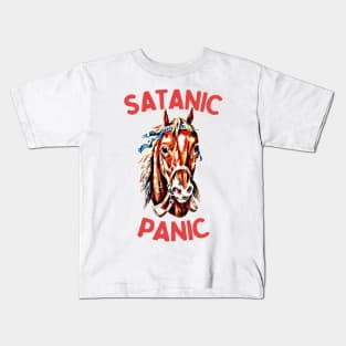 Satanic Panic / Humorous Meme Design Kids T-Shirt